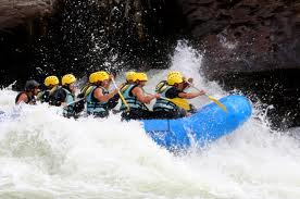 White water rafting in Thailand