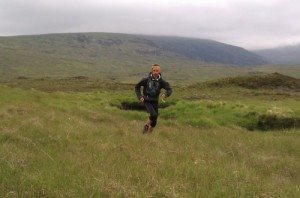 Colin Meek on Day 27 of running Scotland's Watershed