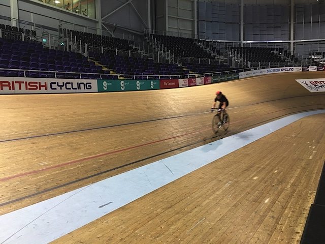 First Go At Riding In The Sir Chris Hoy Velodrome