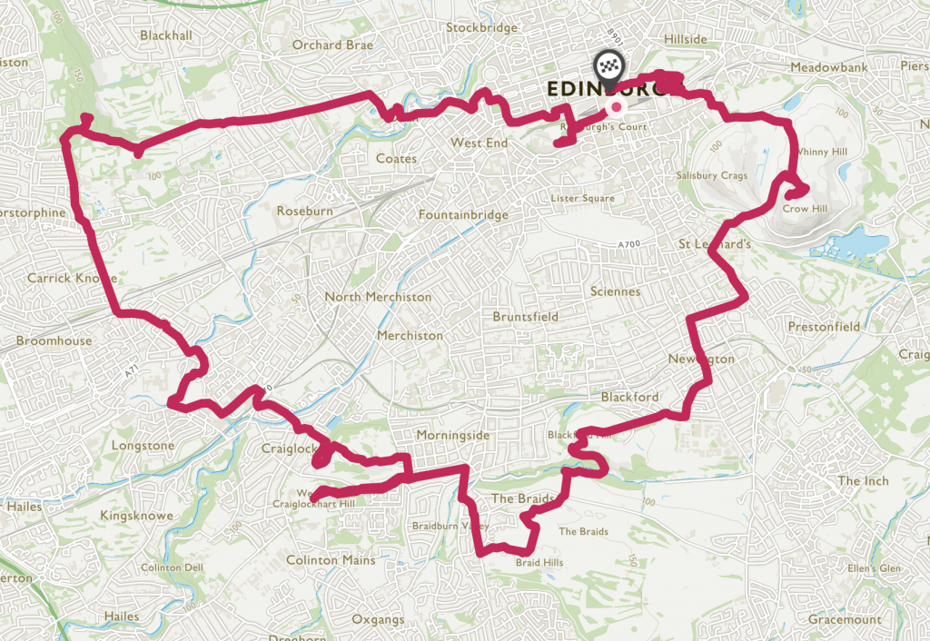 seven hills run edinburgh